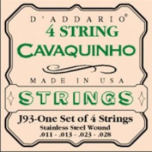 JEU D ADDARIO  Cordes  SET CAVAQUINHO