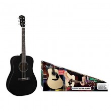 PACK GUITARE FOLK ACOUSTIQUE FENDER CD60 NOIR 0960607106