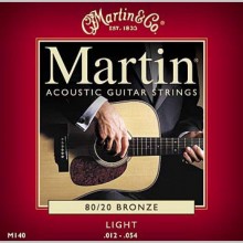 JEU MARTIN  Cordes Acoustiques BRONZE Light 12-16-25-32-42-54