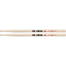 BAGUETTES VIC FIRTH 2B SERIE AMERICAN CLASSIC HICKORY  Olive bois