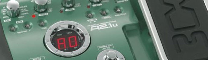 Effets guitare acoustique