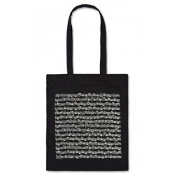 SAC A PARTITIONS EN TISSU COULEUR NOIRE