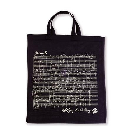 SAC A PARTITIONS MOZART EN TISSU COULEUR NOIRE