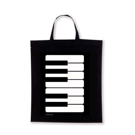 SAC A PARTITIONS DESSIN CLAVIER EN TISSU 