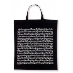 SAC A PARTITIONS EN TISSU COULEUR NOIRE