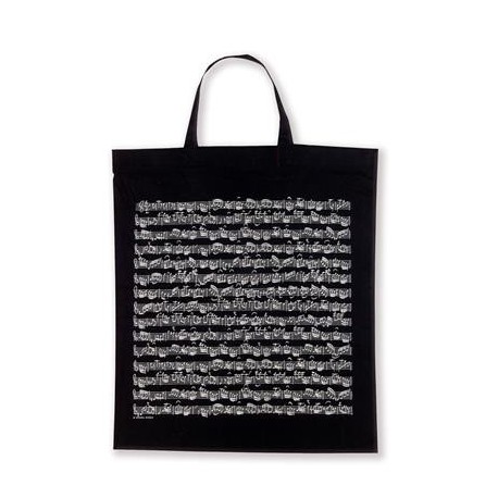 SAC A PARTITIONS EN TISSU COULEUR NOIRE