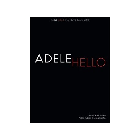 Adele: Hello (Piano, Vocal & Guitar) 