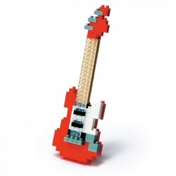 NANOBLOCK GUITARE ELECTRIQUE ROUGE