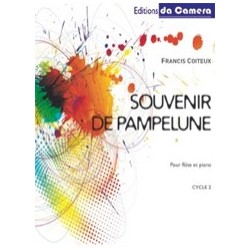 Francis Coiteux Souvenir de Pampelune Partition Flute traversière et Piano