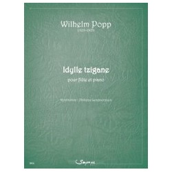 Wilhelm Popp Idylle Tzigane Partition Flûte et Piano