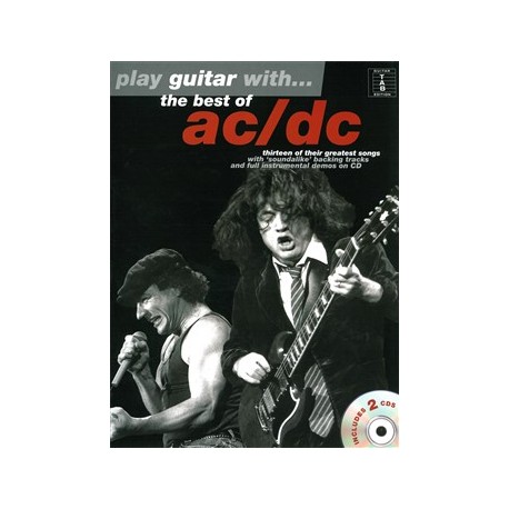 AC/DC BEST OF PLAY GUITARE WITH