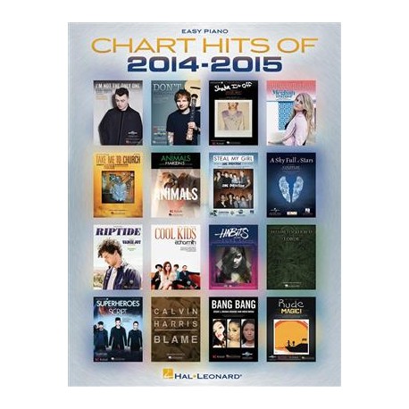 CHART HITS 2014-2015 EASY PIANO