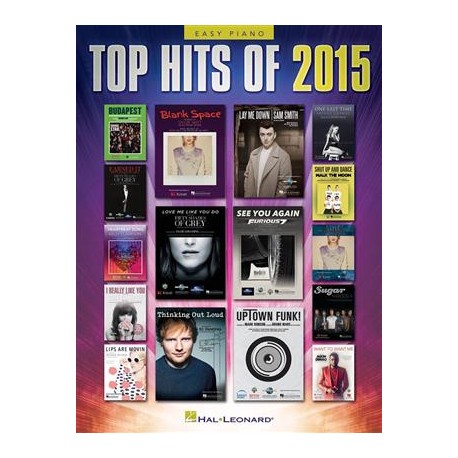 HITS OF 2015 EASY PIANO