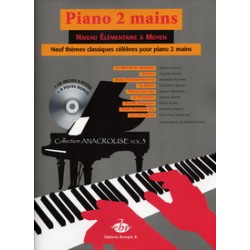 COLLECTION ANACROUSE 3 PIANO 2 MAINS