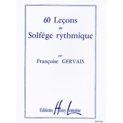 GERVAIS 60 LECONS RYTHMIQUE