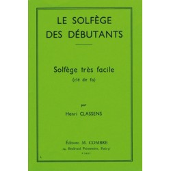 CLASSENS SOLFEGE DEBUTANT CLE FA