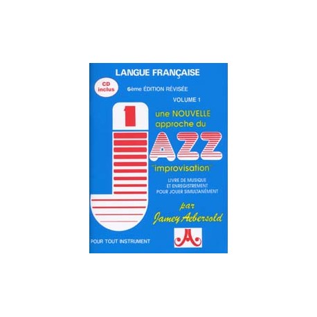 AEBERSOLD 001 IMPROVISATION (FRANCAIS) CD + 1 CD TEMPO LENT