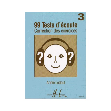 LEDOUT 99 TEST ECOUTE 3 CORRIGES