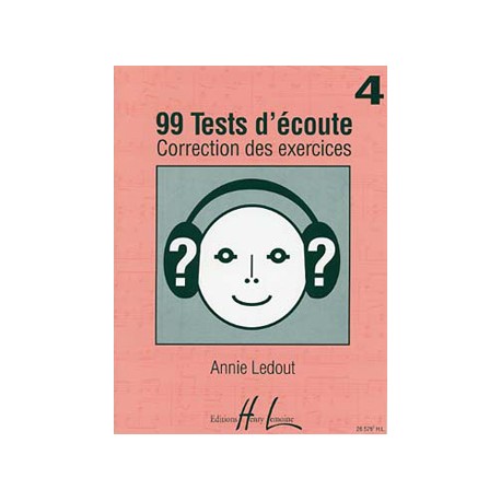 LEDOUT 99 TEST ECOUTE 4 CORRIGES