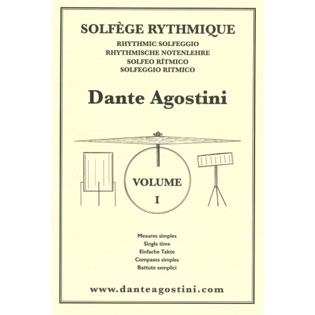 AGOSTINI Solfège Rythmique, Volume 1