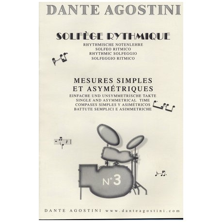 AGOSTINI SOLFEGE RYTHMIQUE V.3