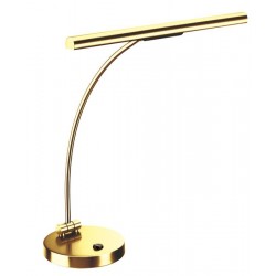 lampe pour piano droit "Boogie" laiton poli, halogène