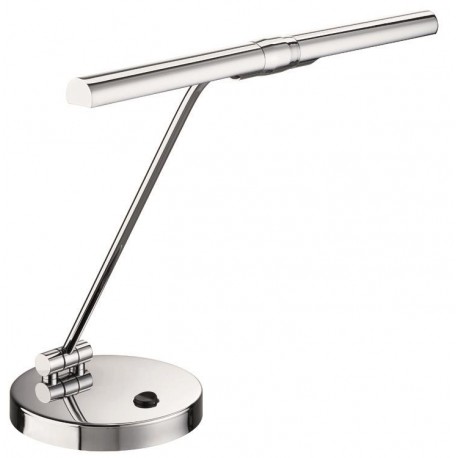 lampe piano droit chrome, halogène