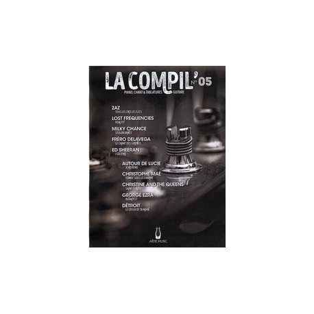 LA COMPIL N°05 Auteurs Divers Partition - Piano Chant Guitare avec Tablatures