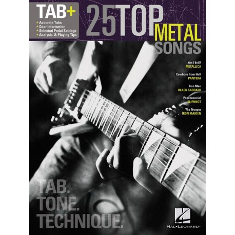 25 Top Metal Songs - Tab. Tone. Technique
