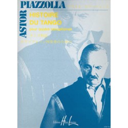 PIAZZOLLA Astor Histoire du tango 4 saxophones