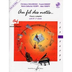 Divers Auteurs: Au Fil Des Notes Volume 4 - Livre De L'Eleve - Partitions et CD