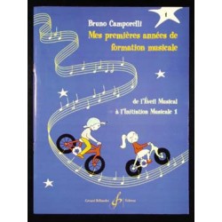 CAMPORELLI MES PREMIERES ANNEES FORMATION MUSICALE