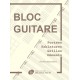 CAHIER DE MUSIQUE BLOC GUITARE TABLATURES ET GRILLES