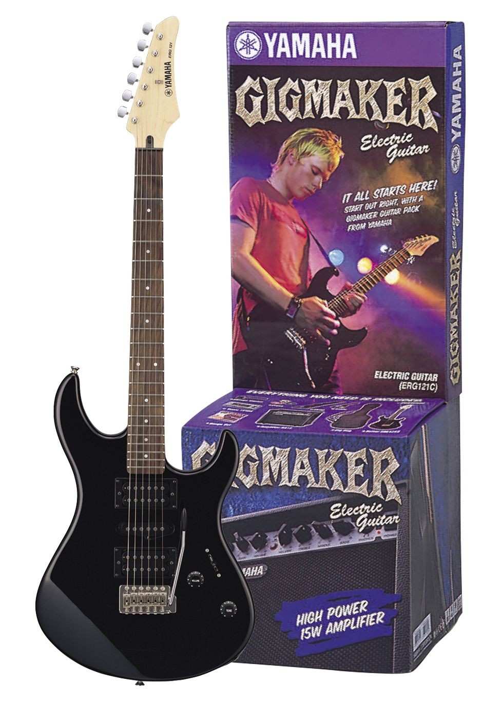 Yamaha pack ERG 121 black - guitare Yamaha ERG moins cher