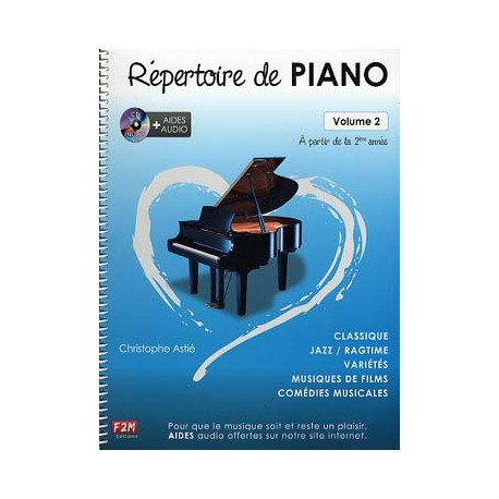 REPERTOIRE DE PIANO VOLUME 2