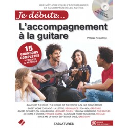 JE DEBUTE L'ACCOMPAGNEMENT A LA GUITARE