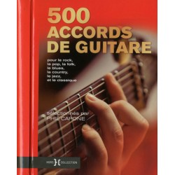 PHIL CAPONE 500 ACCORDS DE GUITARE