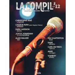 LA COMPIL 12 Auteurs Divers Partition - Piano Chant Guitare avec Tablatures