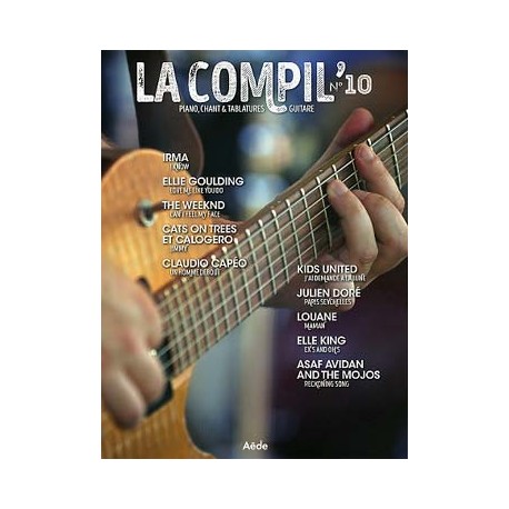 LA COMPIL 10 Auteurs Divers Partition - Piano Chant Guitare avec Tablatures