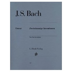 Jean-Sébastien Bach Inventions à deux voix BWV 772-786