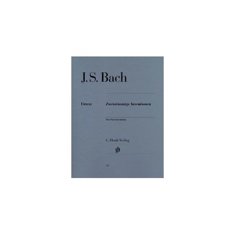 Jean-Sébastien Bach Inventions à deux voix BWV 772-786