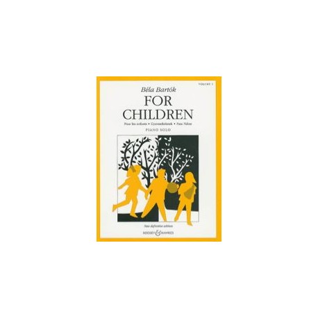 Bela Bartok For Children Volume 1