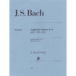 Jean-Sébastien Bach Suites Anglaises 4-6 BWV 809-811
