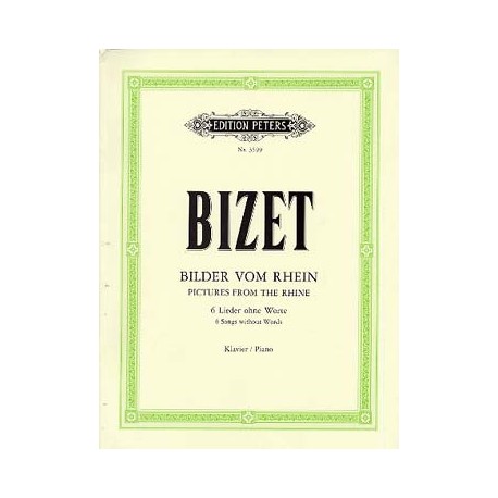 BIZET CHANT DU RHIN PIANO