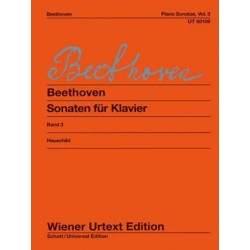 Beethoven Sonates Pour Piano, Volume 3 PIANO