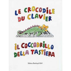 Le CROCODILE DU CLAVIER - Pièces faciles Partitions Piano 2 mains