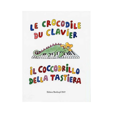 Le CROCODILE DU CLAVIER - Pièces faciles Partitions Piano 2 mains