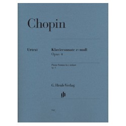 Chopin Sonate pour piano en do mineur Opus 4