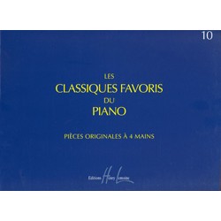 Classiques Favoris Du Piano Vol.10 - Partitions 4 MAINS