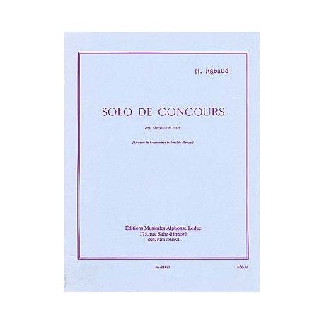 RABAUD SOLO DE CONCOURS